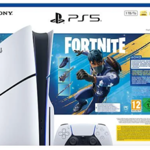 Consola - Sony PS5 Slim Standard, 1 TB SSD, 4K, 1 mando, Chasis E, Blanco + Pack Fortnite Flowering Chaos (código de descarga)