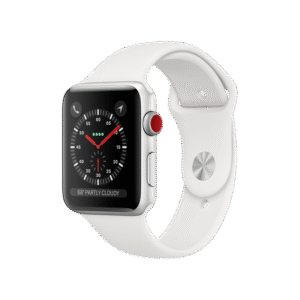 Apple White Smartwatch Rectangle