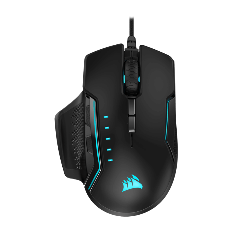 Multiple Buttons Black & Blue Gaming Mouse